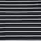 Fabric Merchants White Stripes on Black Double Brushed 4-Way Stretch Fabric